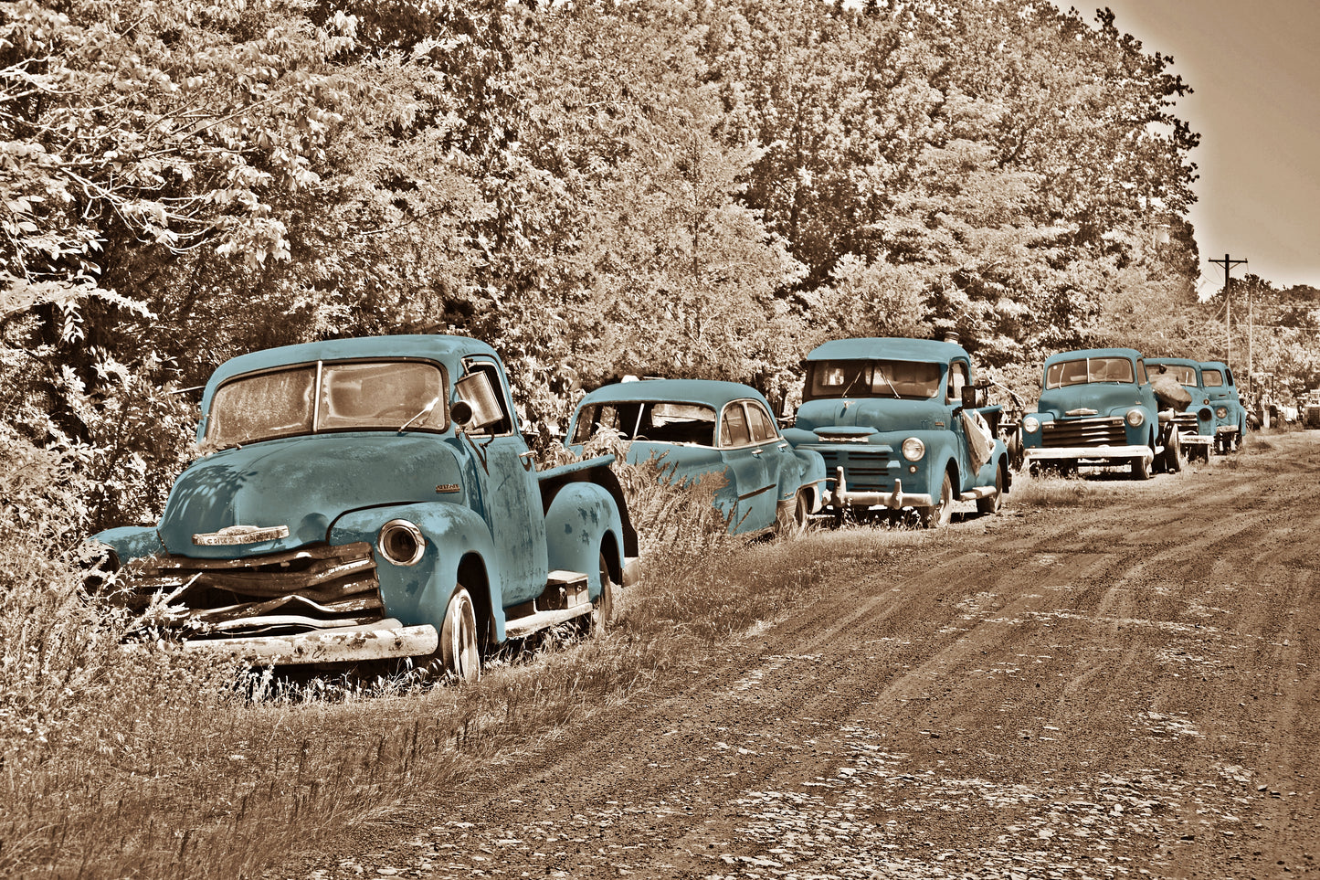 Blue Backroad Convoy